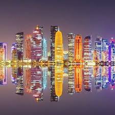 Doha Qatar Amazing Photo Cool Pic Beautiful Place Wow Great Shot Beautiful View Skyline A Place To Go A Place To See A Pl Doha Doha Skyline Travel