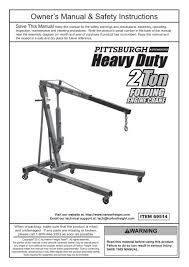 From the photo and previous experience with their tools, i'd be a little leery of the steel support foot (triangles at each end) cutting through the rubber/plastic foot and landing on the fender frame directly. Jack Parts List And Diagram Harbor Freight Tools