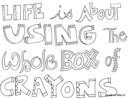 Enjoy our doodling quotes collection. Inspirational Quote Coloring Pages Doodle Art Alley