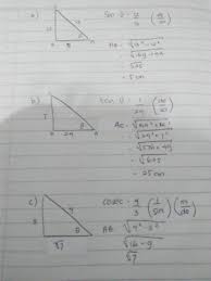Tentukan nilai perbandingan trigonometri yang lain untuk sudut p. Jika Theta Salah Satu Sudut Pada Segitiga Siku Siku Hitunglah Nilai Perbandingan Trigonometri Brainly Co Id