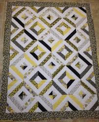 Black And White Quilt Patterns Yellow Gray White White Quilt Black And White Quilts Quilt Patterns