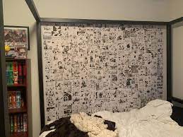 From here, you can change the description, source link, and the board it's pinned to. Look What I Did To My Wall Manga Walls Look Great And It Was Actually Pretty Easy To Make Just Took A W Walls Room Room Inspiration Bedroom Room Decor Bedroom