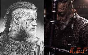 Sanjay dutt shares his first look as adheera kgf chapter 2 has been making rounds since quite a while, and after actor yash and many more actors shared their first look and the first poster of kgf chapter 2, sanjay dutt too joined the league shared the poster of him as adheera. Netizens Find Sanjay Dutt S Kgf Chapter 2 Look Similar To Ragnar Lothbrok S From Vikings Call Out Makers For Copying