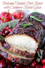 Pork Roast With Cranberry Relish Glaze Recipe Cranberry Relish Pork Pork Roast Recipes