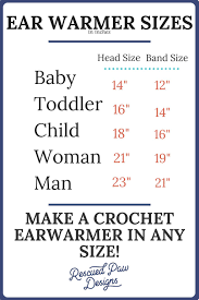 How To Crochet A Headband In Any Size Easycrochet Com Crochet Hat Sizing Crochet Headband Sizes Crochet Ear Warmer