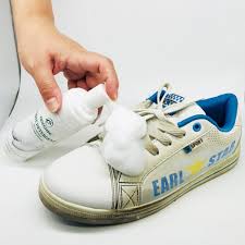 Mix the baking soda and white vinegar together in a small bowl to form a paste. White Shoe Cleaner Bleach Leather Care Set Rag Brush Cleaning Accessories Foam Cleaner Leather Sneakers Whitening Tool Household All Purpose Cleaner Aliexpress