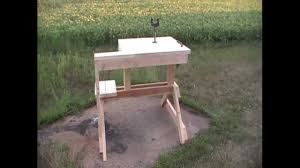 How to make a free shooting bench plan? Rifle Shooting Bench By Hpfirearms Youtube