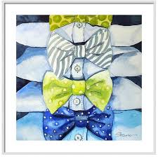 Watercolor Blue Bow Tie Art Print Boy S Room Giclee Print Wall Art Bow Ties Art Art Prints Fine Art Prints