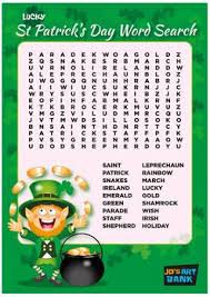 Patrick's day word search puzzles from very easy to challenging. Saint Patrick S Day Word Search Medium Difficulty By Jd S Art Bank