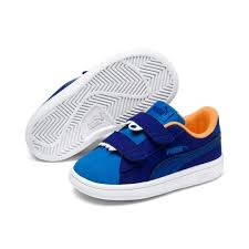 Puma Kids Smash V2 Monster V Ps Shoes Indigo Bunting 36968001