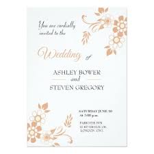 Simple Floral White Wedding Invite Wedding Invitations Cards Custom Invitation Card D Fine Wedding Invitations Wedding Invitations Floral Wedding Invitations