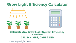 Regular light vs grow light. Grow Light Efficiency Calculation Tool Ppfd Watt Compared For All Grow Light Systems