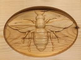 3d Printable Model Bee For Cnc Hive Art Honey Wood Signs Wood Signs Bee 3d Printable Models