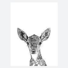 Check out our deer portrait selection for the very best in unique or custom, handmade pieces from our prints shops. Deer Print By Ros Shiers Notonthehighstreet Com