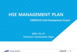 Colour coding is a tagging system is developed for identification of tools which will be used for the workplace and which will not be used for completing any assigned task. Hse Management Plan Timimoun Field Development Project Prezentaciya Onlajn