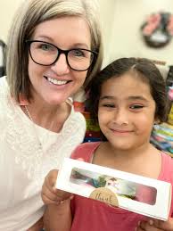 What a lovely note from your student. She must have been pleased to hear  that you shared it with your boss and colleagues