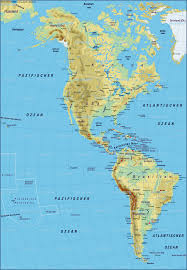 Usa states and capitals map. Karte Von Amerika Physikalisch Ubersichtskarte Regionen Der Welt Welt Atlas De