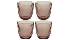 Plastic drinking glass (set of 72) by amscan. Buy Habitat Dora Set Of 4 Ribbed Tumblers Pink Drinking Glasses And Glassware Argos