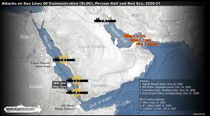 From middle english gulf, goulf, golf, from old french golf, from italian golfo, from late latin colfos, from ancient greek κόλπος (kólpos, bosom, gulf). Spate Of Attacks On Ships In Middle East Points To Iran Backed Group Usni News