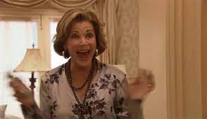 A reaction gif is a physical or emotional response that is captured into an animated gif. Motherhood As Told By Lucille Bluth Emily Gilmore And The Dowager Countess Arrested Development Excited Gif Giphy