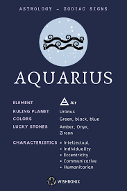 Aquarius Zodiac Sign The Properties And Characteristics Of The Aquarius Sun Sign Zodiac Signs Aquarius Aquarius Sun Sign Astrology Aquarius