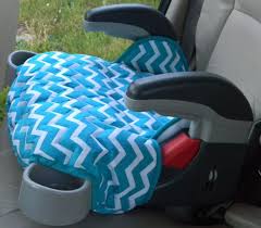 Graco Turbo Booster Seat Covers Padded In Aqua Chevron Print Or In Colors And Designs To Delight Your Children Booster Seat Cover Pad Cover Booster Seat