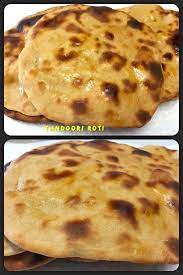 Tandoori Roti Also Known As Tandoor Bread Is A Type Of Leavened Bread Baked In A Clay Oven Called A Tandoor Similar To Naan Homemade Reci Lecker Hausgemacht