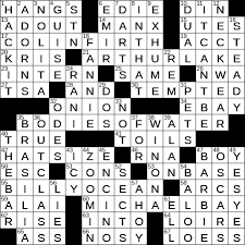 Rodents that sound like cats. 0526 20 Ny Times Crossword 26 May 20 Tuesday Nyxcrossword Com