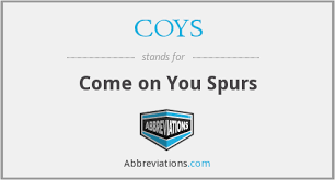 An example of spur is a prize that drives someone to win the race. Coys Come On You Spurs