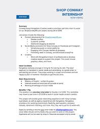 A good cover letter puts your résumé in context and persuades the prospective employer that you are a good match for the position in question. Uca School Of Communication On Twitter Internship Conway Based Kangabloo Creative Seeks A Part Time Intern To Work On Https T Co Kzbkwkeoge During Q4 Of 2018 Duties Include Content Development Social Media Promotion And Creative Work