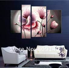 Canvas wall art design ideas. Flower Oil Painting Contemporary Abstract Art Canvas Hand Painted Modern Home Office Hotel Wall Art Decor Artwork Free Shipping Canvas Stretcher Canvas Closetcanvas Top Aliexpress