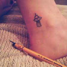 Alien Spaceship Tattoo Tattoos Ankle Tattoo Tattoo Designs For Women