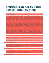 Check spelling or type a new query. Doc Penggunaan Ejaan Yang Disempurnakan Ira Simarmata Academia Edu