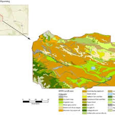 Wind river indian reservation (en); Land Cover On The Wind River Indian Reservation Wyoming Usa Data Are Download Scientific Diagram