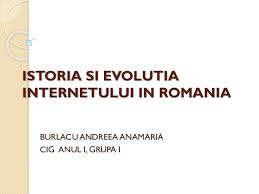 Istoria internetului isi are inceputurile in deceniile razboiului rece, cand blocul comunist astfel in 2011, media din ue este de 73% iar in romania de doar 47%. Ppt Istoria Si Evolutia Internetului In Romania Andreea Burlacu Academia Edu