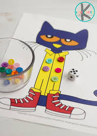 Act out and retell a fun story with these simple props for pete the cat and his four groovy buttons. Pete The Cat Math Game