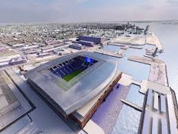 The venue will be made up of a brick base and steel/glass roof (image: Everton Reveal The Staggering Number Of Alternative New Stadium Sites Looked At Liverpool Echo