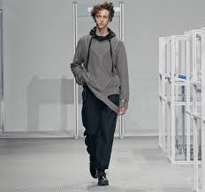 The victorian goth aesthetic isn't the only goth . Destroyed Sweater Runway Jnby