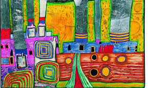 Friedensreich Hundertwasser 896 Silver Smoke Steamer In Yellow Sea 1987 C 2018 Namida Ag Glarus Schwe Friedensreich Hundertwasser Hundertwasser European Art