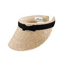 Sun Hats Betmar Dunewood Ladies Straw Visor