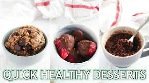 Make something they'll love at the lean green bean. Healthy Dessert Recipes That Are Quick Single Serve Easy Youtube