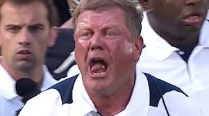 This portrait of Brian Kelly belongs in the college football hall of fame. 