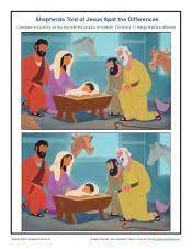 The Shepherds Visited Jesus Bible Activities