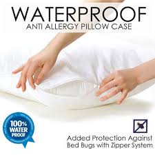 Us 7 32 17 Sol Home Waterproof Pillow Case Anti Allergy Waterproof Pillow Case Bedsheet Prevention Anti Allergy Pillow Cases Prevention