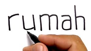 Memiliki filosofi tersendiri yang konon harus diketahui maknanya, agar tak asal memilih warna saja. Wow Menggambar Kata Rumah Jadi Gambar Rumah Keren Youtube