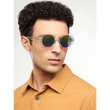 Buy Vincent Chase by Lenskart Clear Large Round Sunglasses With Cleaning  Cloth And Hard Box Online