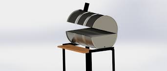 In addition to reviews, this article includes a buyer's guide and information on the. Bbq Grill 55 Gallon Drum Grill Smoker 3d Cad Model Library Grabcad