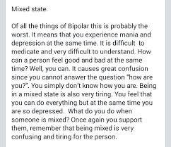 Herman H Le Roux Being Bipolar From A Bipolar S Perspective Mixed State Bipolar Disorder Quotes Disorder Quotes Bipolar Quotes