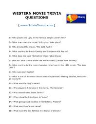 Buzzfeed editor keep up with the latest daily buzz with the buzzfeed daily newsletter! Western Movie Trivia Questions Trivia Champ
