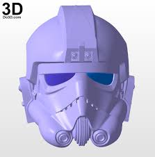 3d Printable Model Tie Fighter Pilot Classic Helmet From Star Wars Print File Format Stl Do3d Com Star Wars Prints Tie Fighter Pilot 3d Printable Models